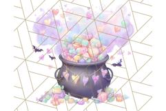 Haunted Sweet Shoppe PNG Clipart, Pastel Halloween Bakery Product Image 2