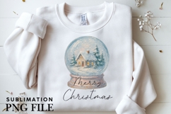 Oil painted Christmas globe png design for T-shirts Product Image 3