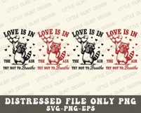 Funny Feral Raccoon Valentines Sarcastic Humor Shirt SVG PNG Product Image 3