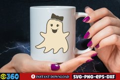 Cute Ghost Clipart, Cute Ghost Clipart Sublimation Product Image 2