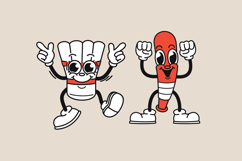 Sporty Mascot Characters - Cute Vector Clipart Set Product Image 7