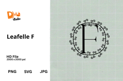 Leafelle Monogram Product Image 1