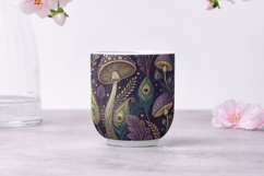Opulent Mushroom Tapestry Seamless Print, Seamless Pattern Product Image 6