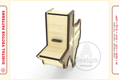Wooden clutch purse v112 - laser cut vector - Glowforge file Product Image 6