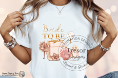 Bride To Be PNG Pink Bridal Shower Clipart Sublimation Product Image 7