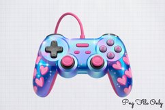 Valentine Game Controllers Sublimation Clipart PNG Product Image 1