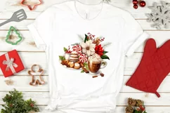Holiday Christmas Scene PNG for Sublimation Design Product Image 3