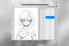 50 Procreate Creepy Dolls Stamp Brushes Product Image 3
