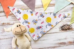 Rabbits party digital paper /seamless patterns Product Image 7