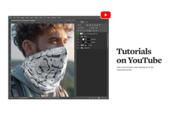 Neck Gaiter Neckwear Mockup Product Image 6