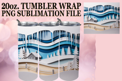 RADIANT ADVENTURE 20oz TUMBLER WRAP, Winter Product Image 1