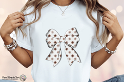 White Floral Bow PNG Chic Ribbon Fashion Elegant Design PNG Product Image 5