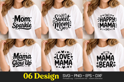 Mom Sparkle Sweet Happy Mama SVG PNG Product Image 1