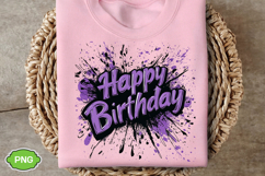 Happy Birthday PNG Design Sublimation | Happy Birthday Product Image 6