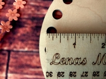 Basket base embroidery floss organizer 6 inch digital file Product Image 6