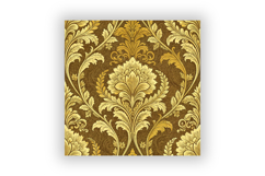 Mustard Toile Digital Paper Pack, Vintage Floral Toile Product Image 6