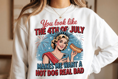 You Look Like the 4th of July Funny PNG T-Shirt|4th of July Product Image 1