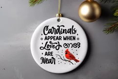Cardinals appear when loved ones are near SVG Product Image 2