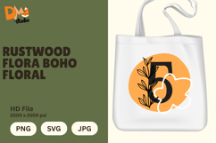 Rustwood Flora Boho Floral Monogram Product Image 1