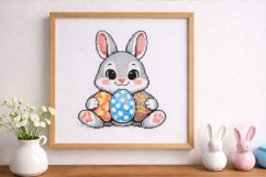 Cross stitch pattern Easter bunny with eggs embroidery digit Product Image 6