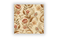 Vintage Ephemera Digital Paper Pack, Antique Floral Seamless Product Image 6