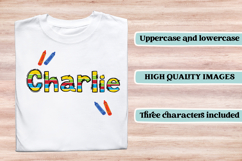 Back to School Alphabet png, letters doodle, school clipart Product Image 6