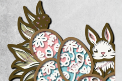 Multilayer Easter Bunny SVG Laser Cut File 3D Layered Product Image 5