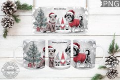 Merry Christmas Mug Wrap - Christmas Mug Sublimation Product Image 1
