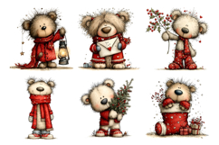 Teddy Bear, Whimsical, JPG, Junk Journal Product Image 3