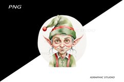 Christmas Clipart, Christmas Elf Clipart Product Image 1