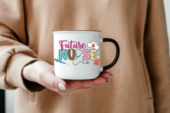 Future Nurse PNG Sublimation Design, Nursing Student Shirt Product Image 6