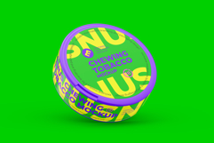 Snus Chewing Tobacco Can Mockup Product Image 6