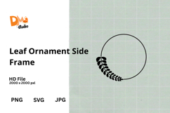 Leaf Ornament Side Frame Product Image 1