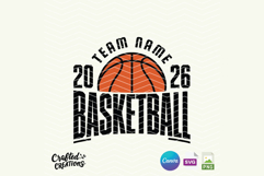 Basketball Team Logo SVG | Sports Mascot Bundle | Cut Files Product Image 6