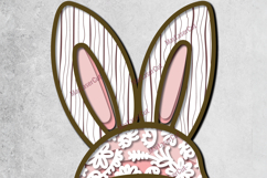 Multilayer Easter Gnome SVG Laser Cut File 3D Layered DXF Product Image 5