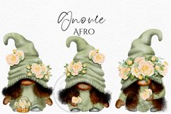 Bridesmaids Gnomes Sage Cream| Gnome Clipart Product Image 3