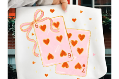 Playing Cards Valentine 6 7 PNG, Preppy 6 7 Six Seven PNG Product Image 2