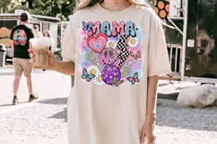 retro mama disco ball PNG sublimation | Mother's Day PNG T-S Product Image 6