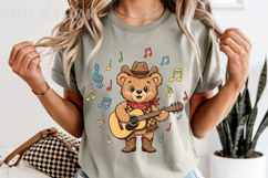 Teddy Bear PNG, Country Music Cowboy Bear Sublimation Product Image 5