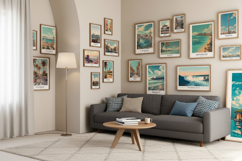 470 Retro Vintage Travel Wall Art Printable I TV Frame Product Image 5
