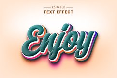 Editable Text Effect for Illustrator. Vector Graphic styles Product Image 1