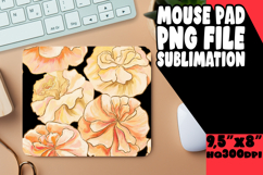 Cheerful MOUSE MAT Gift Ideas, Flower Pattern Product Image 1