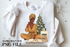 Christmas motivational women png design for T-shirts Product Image 3