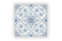 Grandmillennial Floral Seamless Digital Paper, Pink Blue Product Image 6