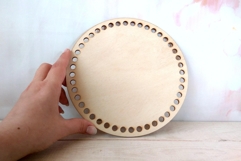 Plain round basket base 8 inch 20 cm digital file CDR SVG Product Image 7