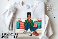 Christmas motivational women png design for T-shirts Product Image 3