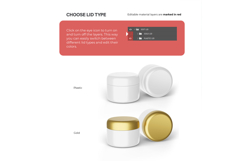 Plastic Cream Jars - PSD Mockup Product Image 6