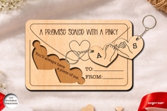 Valentine's Day Couple Keychains SVG Bundle | Laser Cut Product Image 6