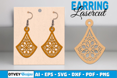 Mandala Earring Lasercut BUNDLES Product Image 13