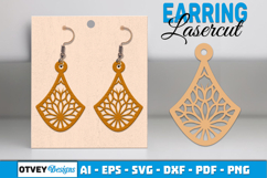 Mandala Earring Lasercut BUNDLES Product Image 12